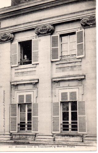 75 Paris, Carte Ancienne : Ancienne Folie De Tranchecerf, 4 Rue De Picpus