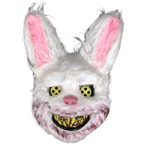 Masque Effrayant D'halloween En Peluche, Accessoires De Costume De Cosplay, Ceinture De Masque En Peluche Pour Adultes