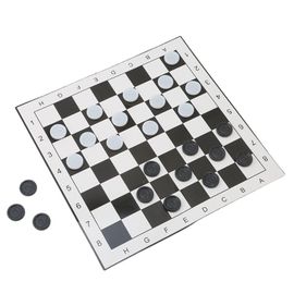 1 Jeu De Dames Durables Pliées En Plastique Pliables Courants D'air Dames Jeu De Dames D'échecs Pour Enfants Enfants Adultes