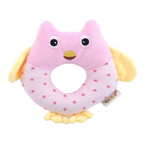 Clochette En Forme De Hibou Pour Bébé, Jouet En Forme D'animal De Dessin Animé, Anneau Suspendu, Clochette À Main, Jouet En Peluche, Cadeau Pour Enfant