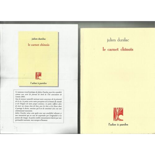 Le Carnet Chinois