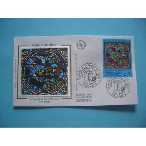Enveloppe 1er Jour: Cathédrale Du Mans - Le 12 Février 1994 Le Mans
