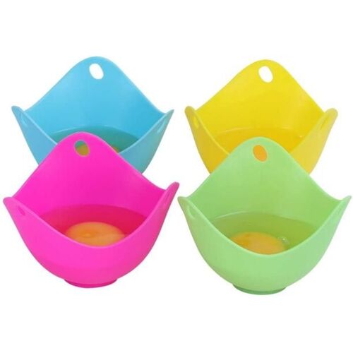 Écaloir À ?Ufs, Idéal Pour Réaliser Des ?Ufs Grimpants, Récipients Sans Fil Pour ?Ufs Grimpants, Écaloir À ?Ufs Pour Micro-Ondes, Récipients En Silicone Sans Bpa