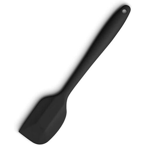 Spatules En Silicone (Noires), Spatule Moyenne, Spatule À Pâtisserie, Résistantes À La Chaleur, Anti-Rayures, Pour La Pâtisserie Et La Cuisine