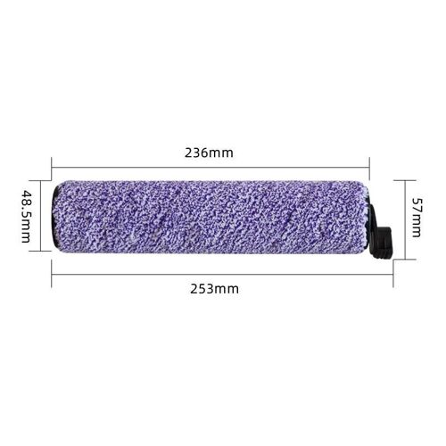 Ensemble de brosses rotatives et de filtres de rechange pour aspirateur Shark HydroVac 3-en-1 WD200 WD101 WD100BL (2 brosses rotatives + 4 filtres)
