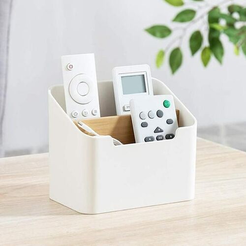 Organiseur De Bureau Avec Support Pour Télécommande, Idéal Pour Ranger Les Fournitures De Bureau Et Autres Objets Électroniques.