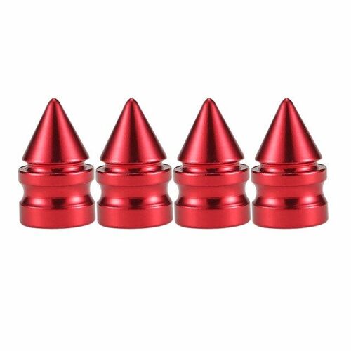 Red4 Pièces/Lot Universel Voiture Vélo Moto Pneu Roue Capuchon De Valve Couverture De Voiture Style Pour Fiat Audi Ford Bmw Vw Jeep Honda Voiture Vw Ds