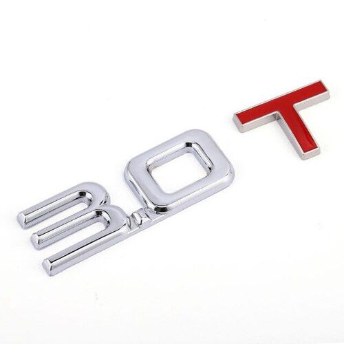 3.0t¿ Badge Autocollant 3d Auto-Adhésif En Métal 1.3t-3.0t, Décorations Latérales/Arrière/Avant Pour Voiture, 1 Pièce