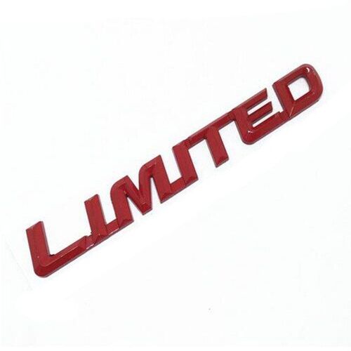 Red1 Pièces Mode 3d Métal Limité Voiture Autocollant Emblème Badge Pour Voitures Universelles Moto Vélo Accessoires Décoratifs Nouveau