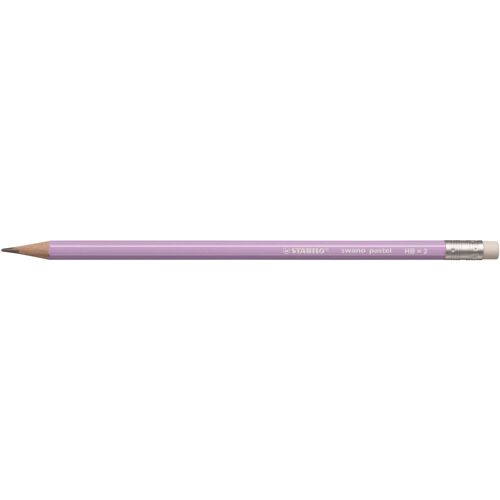 Stabilo Crayon Graphite Swano Pastel Hb Bout Gomme Lilas