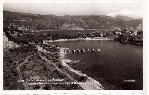 06 Saint Jean Cap Ferrat, Anse Des Fosses Et Vue Sur Eze Et Beaulieu