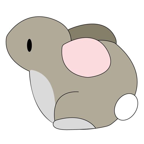 Lapin Autocollant Adhésif Sticker Logo 7454 - 10 Cm