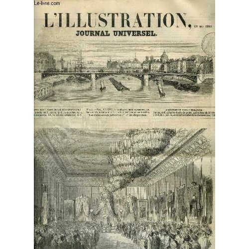 L Illustration Journal Universel N° 951 - Fêtes A Tunis Et A Propos De La Constitution, Richard Cobden, Biskra, Les Harnais Bleus (Suite), Les Travaux Du Canal De Suez A Vol D Oiseau, Les Courses Du(...)