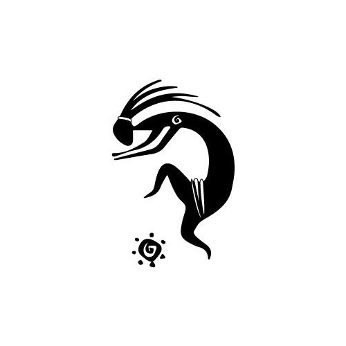Mural Afrique Danseur Autocollant Adhésif Sticker Logo 2 - Taille : 10 Cm
