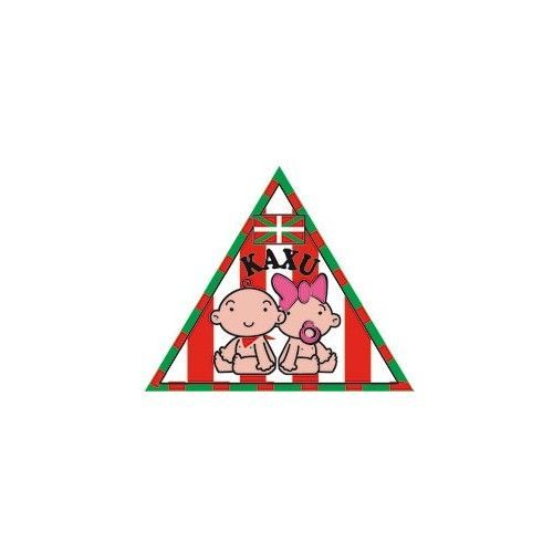 Autocollant Kaxu Bébé À Bord Basque - Taille : 8 Cm