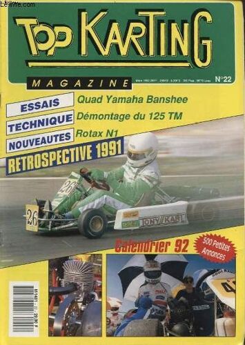 Top Karting Magazine N°22 : Quad Yamaha Banshee - Demontage Du 125 Tm Rotax N1...