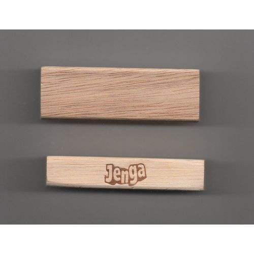 Lot 2 Blocs Bois Pour Jeu Jenga
