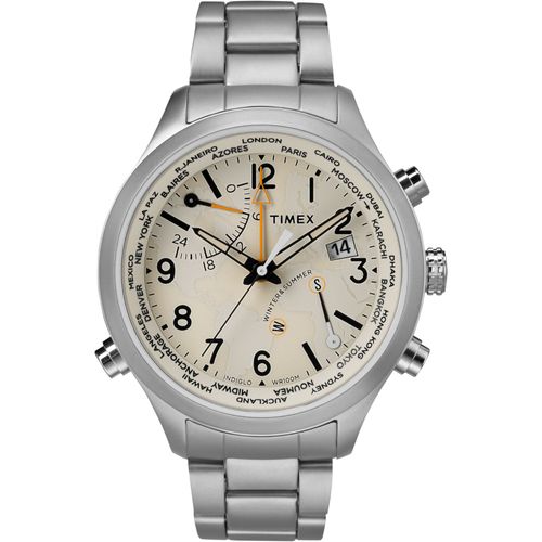 Timex Montre Argent Multi-Cadrans Hommes The Waterbury Intelligent Tw2r43400