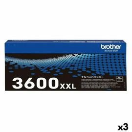 Toner - Brother - TN3600XXL - Noir - 3 unités - Multicolore