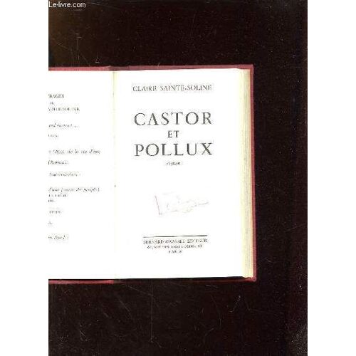 Castor Et Pollux.