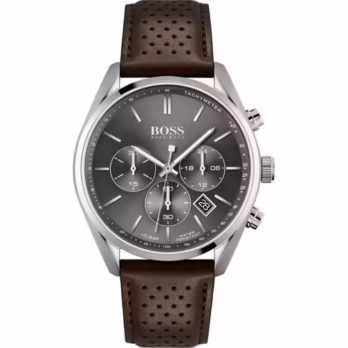 Hugo Boss Montre Marron Chronographe Hommes Champion 1513815