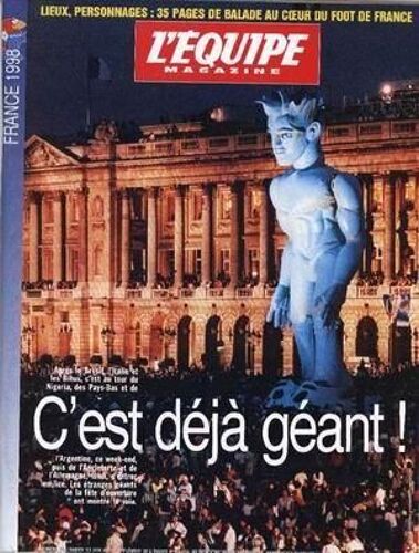 Equipe Magazine (L') N° 844 Du 13/06/1998 - Le Foot De France 98.