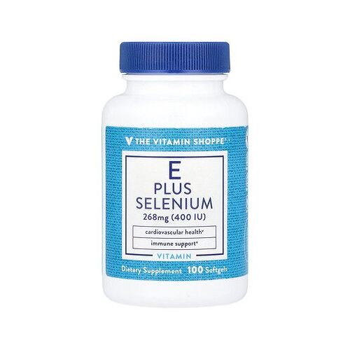 The Vitamin Shoppe, Vitamine E Et Sélénium, 268 Mg (400 Ui), 100 Capsules À Enveloppe Molle 