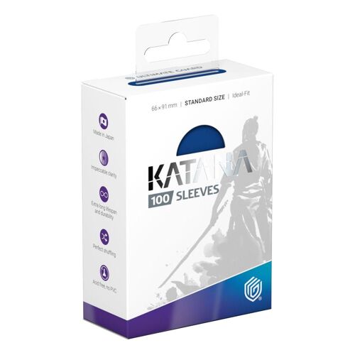 Ultimate Guard - Pack 100 Pochettes Katana Sleeves Taille Standard Blue Bird