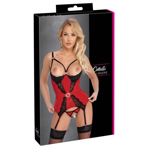 Cami Suspenders Red L