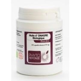 Huile Onagre Bio 200 Capsules Phytoreponse 
