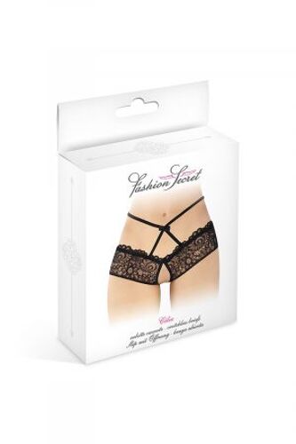 Culotte Ouverte Noire Celia - Fashion Secret - Tu