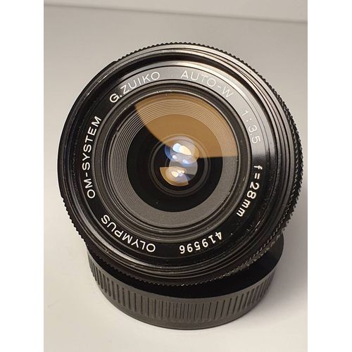 Olympus 28mm f/3,5 G.Zuiko - monture OM - 28 mm 1: 3.5