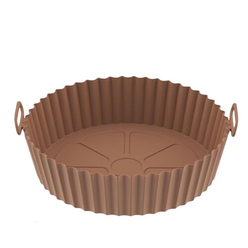 Bol En Silicone Pour Friteuse À Air Marron 3.6-7.2 L
