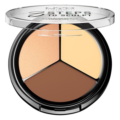 3 Steps To Sculpt - Nyx Professional Makeup - Palette Sculptante Pour Le Visage 