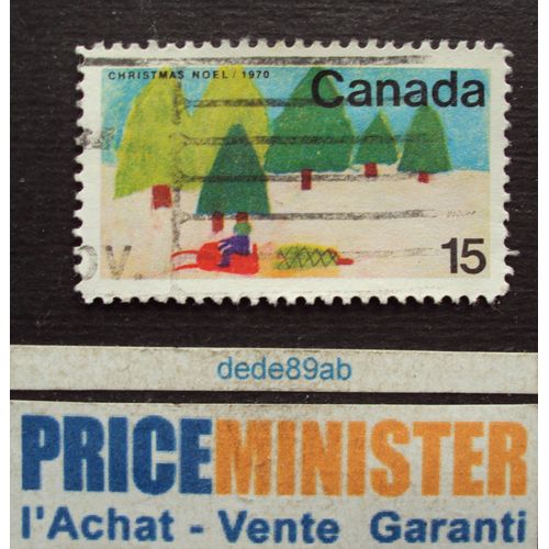 Canada.. 15 Cents . Christmas - Noël / 1970 . Oblitéré.