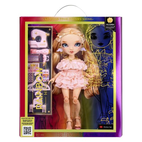 Rainbow High Rainbow High S23 Poupée Mannequin - Victoria Whitman (Rose Pâle)