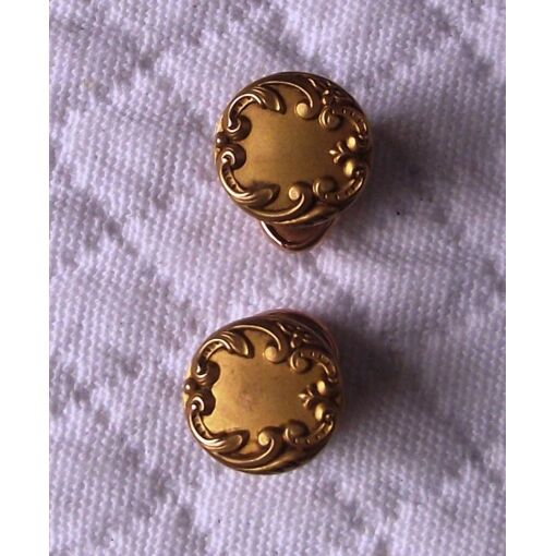 Boutons De Manchette Anciens Plaqué Or - Poinçonnés - Occasion - Style Vintage