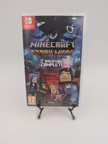 Jeu Nintendo Switch Minecraft Story Mode : L'aventure Complète En Boite, Sans Notices