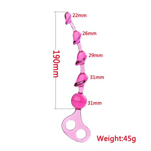 Plug Anal Doux À Cinq Perles Pour Adultes, Jouets D'anus, Gros Point Ikg, Plug Anal Unis Issant, Extenseur Anal Sexy, Couple Sexuel