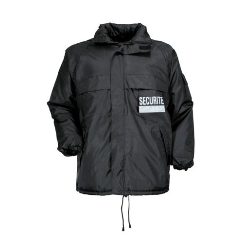 Veste coupe-vent fourrée polaire Sécurité CityGuard Noir XXL