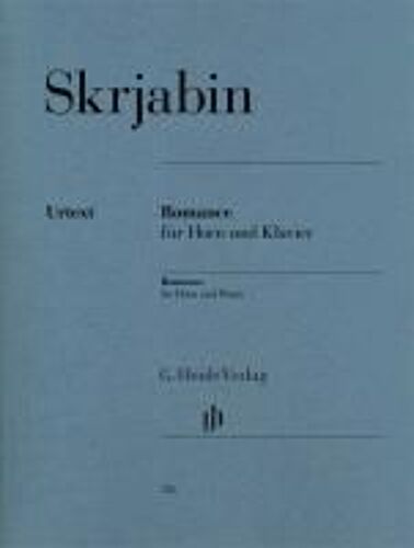 Skrjabin, A: Romance Für Horn Und Klavier