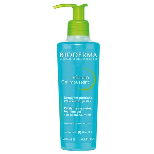 Sébium Gel Moussant - Bioderma - Gel Moussant Visage Peaux Grasses À Tendence Acnéique 