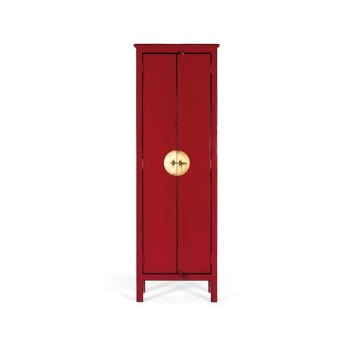 Armoire À 2 Portes Fabriquée À La Main En Bois De Manguier