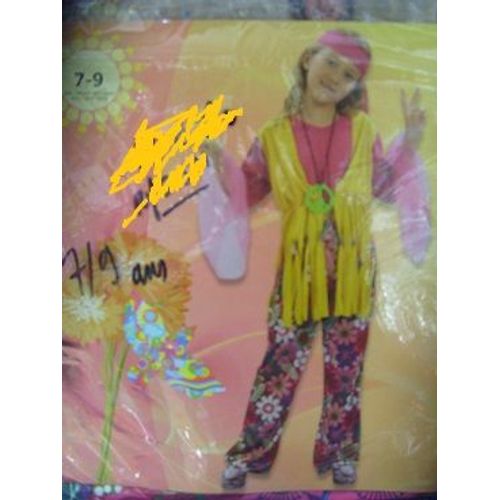 Costume Enfant Hippie  7/ 9 Ans