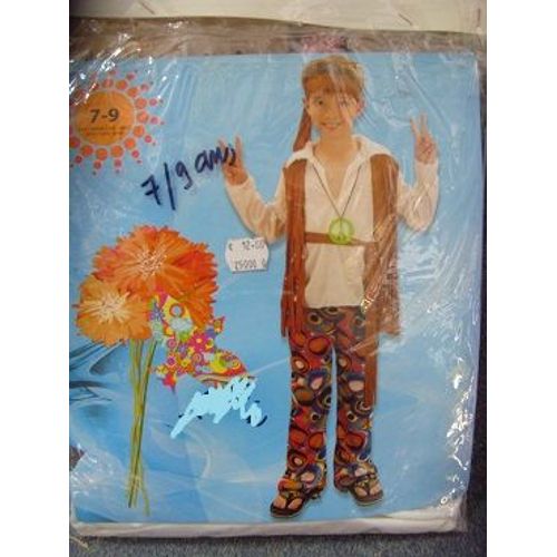 Costume Enfant Hippie  7/10 Ans