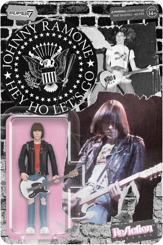 The Ramones - Super7 - Reaction Figure - Johnny Ramone [Collectables] Action Figure, Figure, Collectible