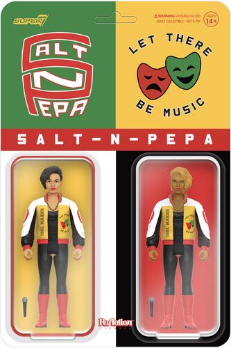 Salt-N-Pepa - Super7 - Salt-N-Pepa - Reaction Figures - Salt-N-Pepa (2-Pack) [Collectables] Action Figure, Figure, Collectible
