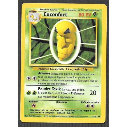 Carte Pokémon Coconfort 33/102 - Set De Base Wizards (Fr)