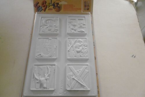 Moule P.V.C. Alimentaire Fasel "Alphabet Lettre De S À X " Mo14 Mecanorma