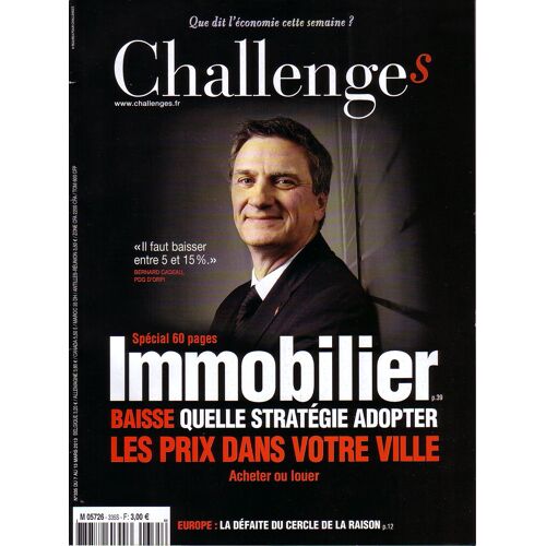 Challenges 335 - Special Immobilier - Strategie - Prix - Europe - Beppe Grillo